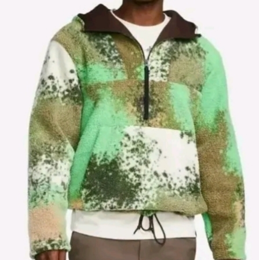 Nike Fleece Hoodie NSW Sherpa Sport Essentials+ 1/2 Zip DD5009-362 Size Medium